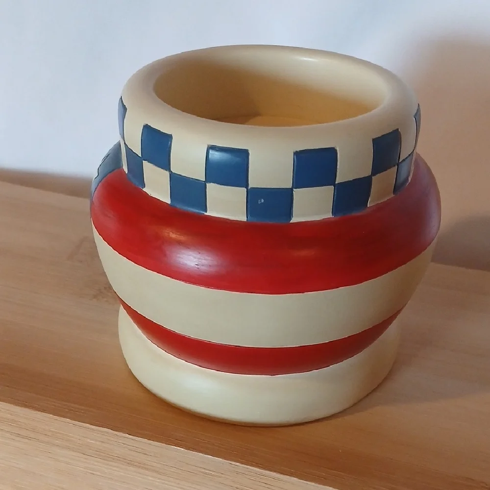 Partylite Americana Patriotic Star Candle Tealight Holder - Picture 3 of 8